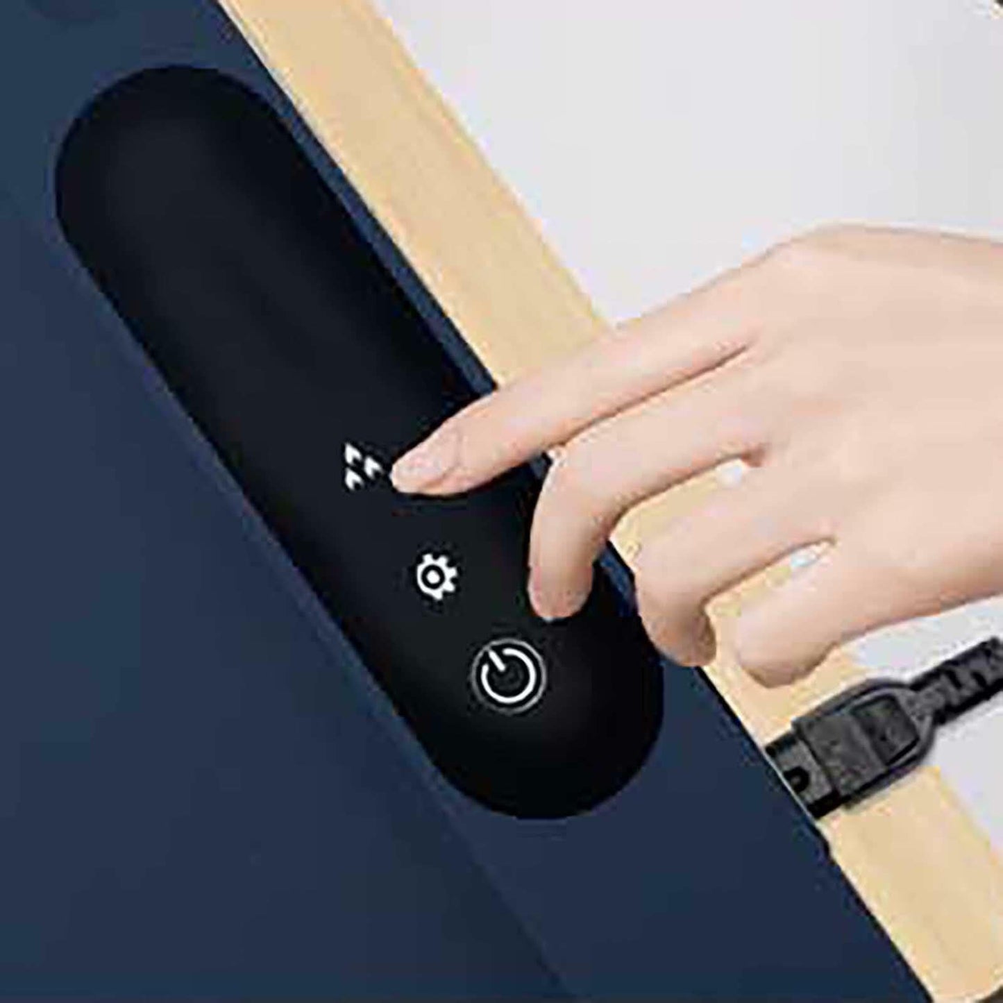 Generic Electric Food Warming Mat 26x15 Inch Silicone Blue Adjustable Modes